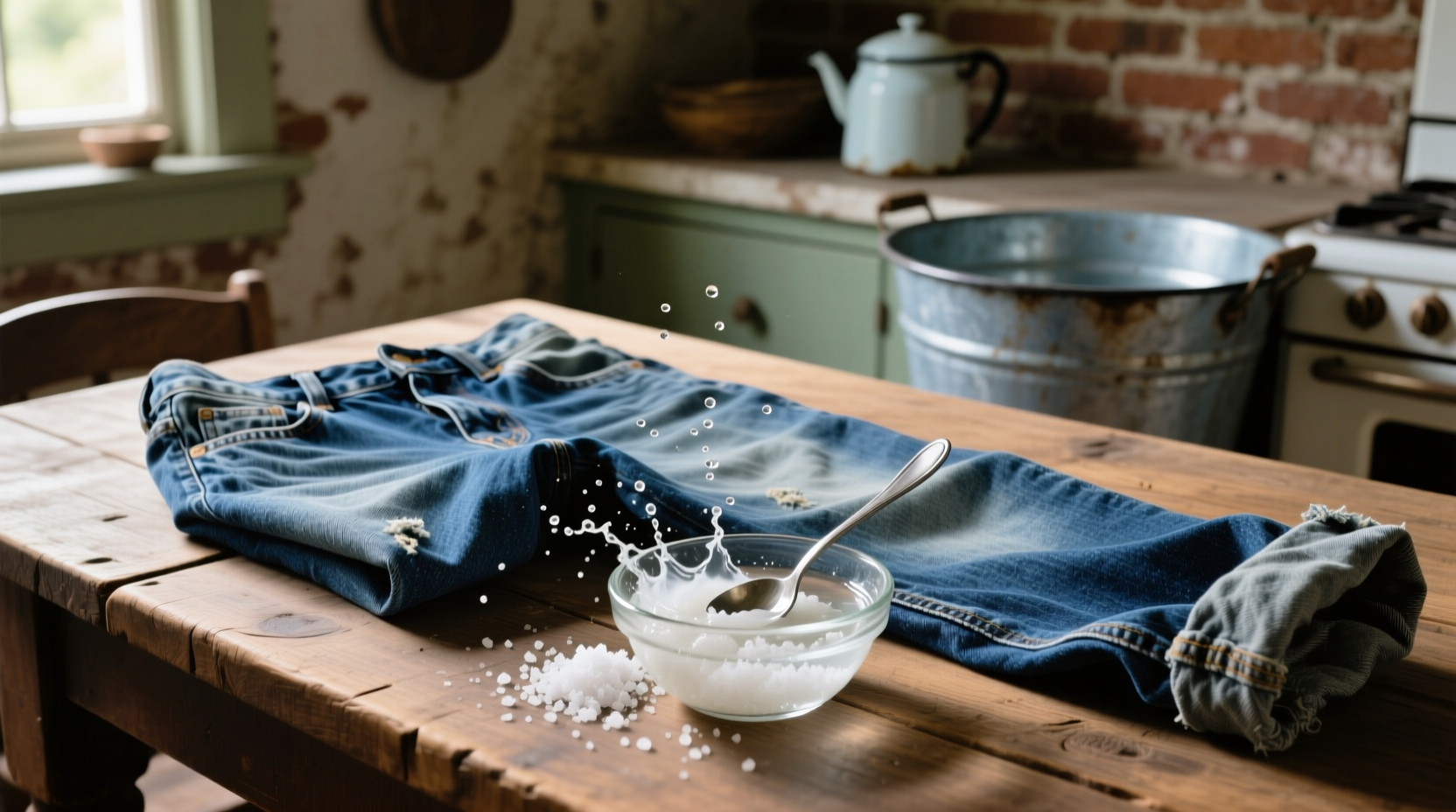 revive faded denim without dye