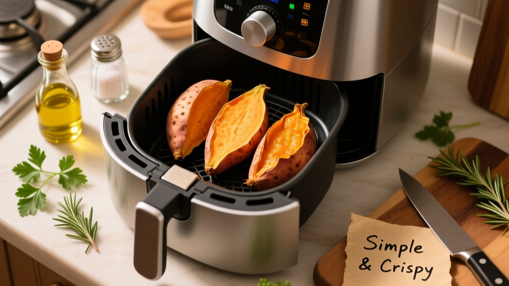 Crispy Air Fryer Sweet Potatoes (Healthy & Simple)