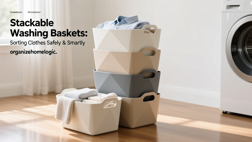 Stackable Washing Baskets: Sorting Clothes Safely & Smartly