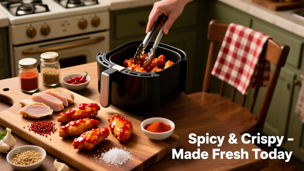 Nashville Hot Chicken Tenders in Air Fryer
