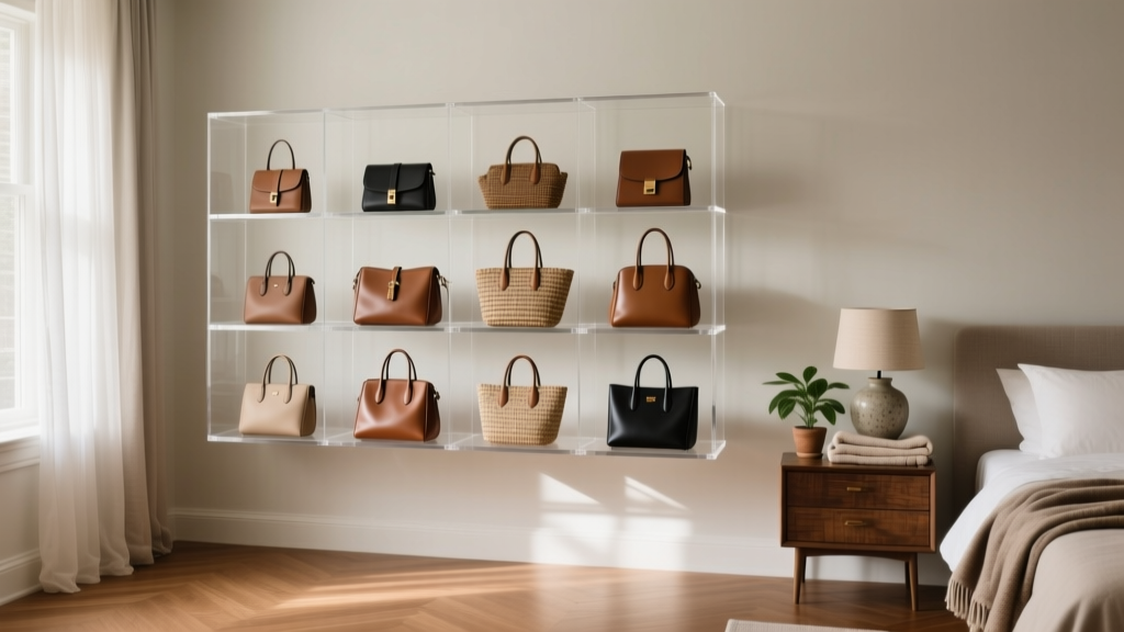 Best Bedroom Handbag Storage Solutions - The Decor Mag