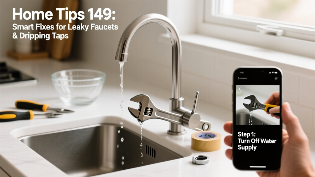 Home Tips 149: Smart Fixes for Leaky Faucets & Dripping Taps