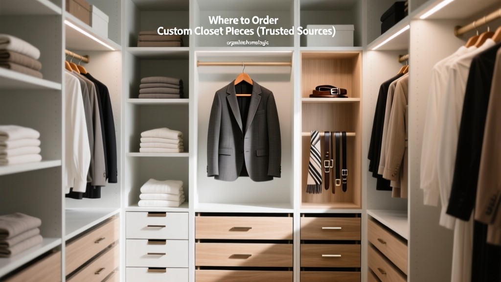 Where to Order Custom Closet Pieces (Trusted Sources)