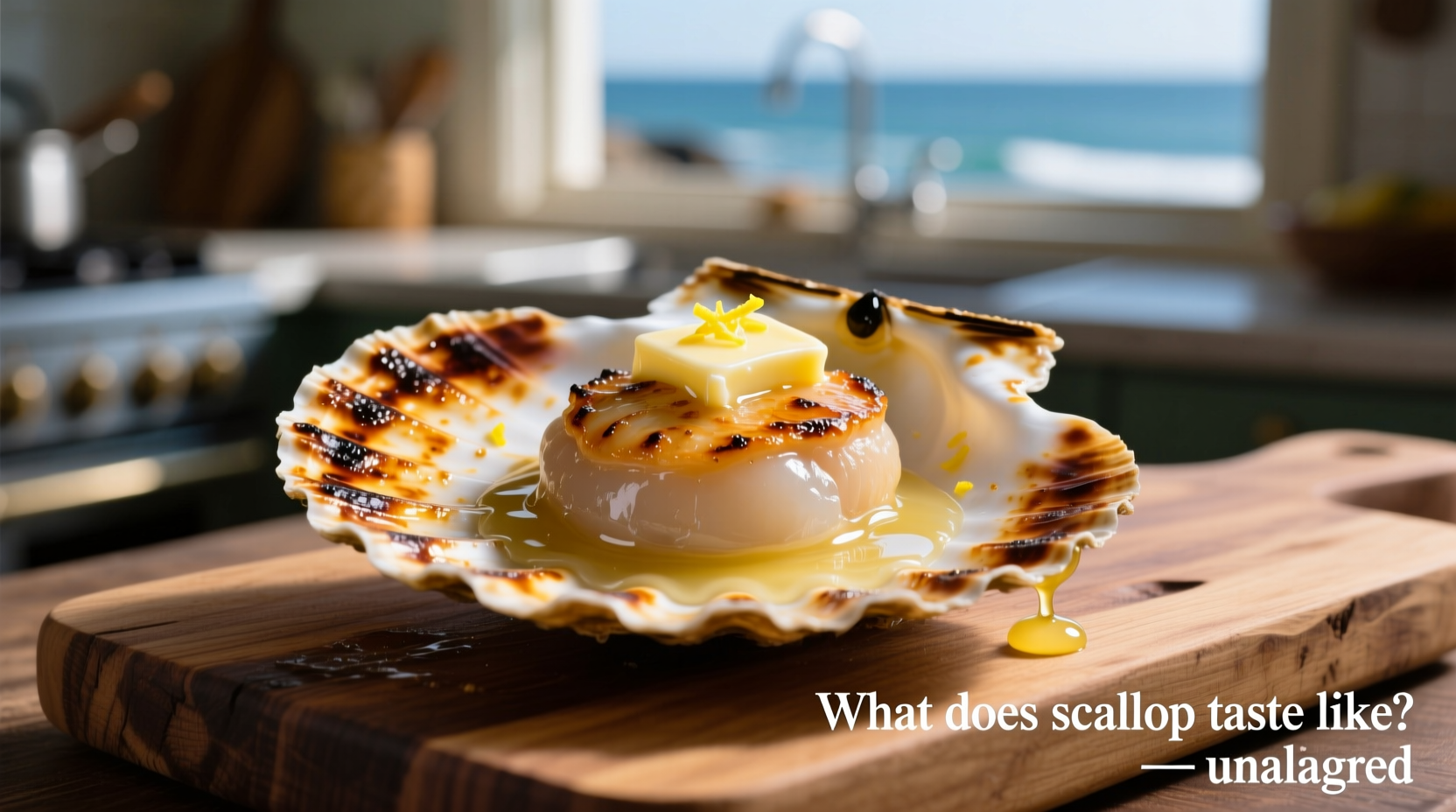 what does scallop taste like