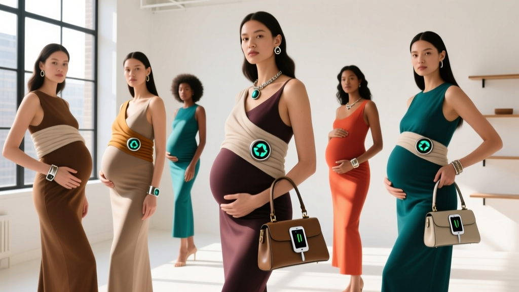 Smart Maternity Accessorizing: Style, Tech & Sustainability