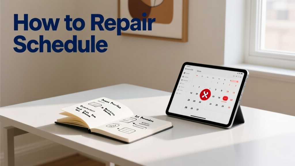 How To Repair Your Schedule: A Clinically Informed Framework for Sustainable Rhythm Restoration