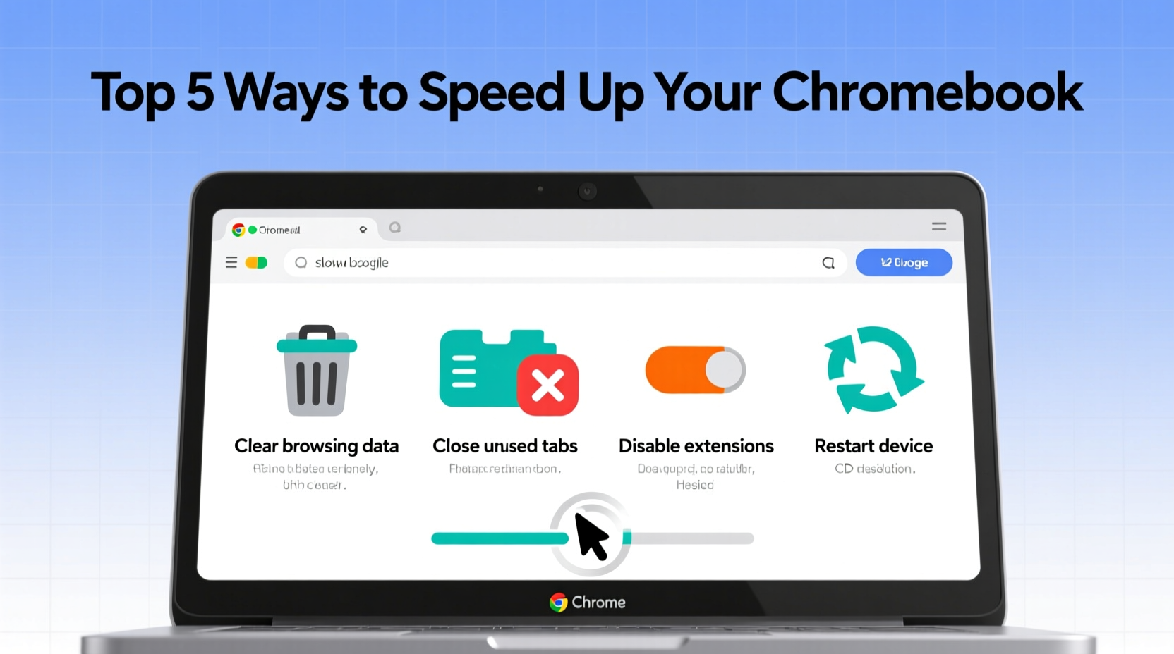 how to speed up chromebook performance when it lags