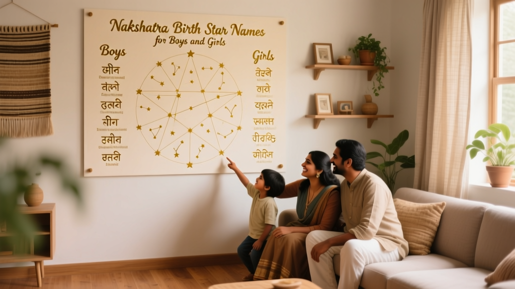 Nakshatra Birth Star Names for Boys and Girls: Meaningful, Culturally Grounded Naming Guidance for Modern Families