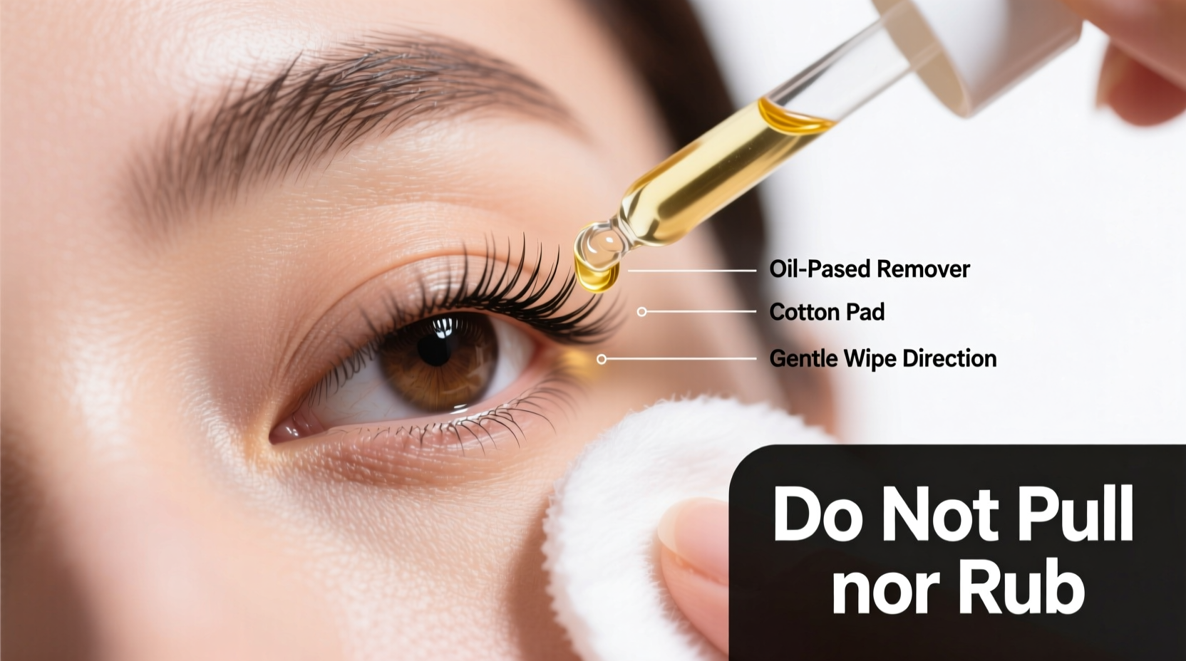 how to safely remove lash extensions at home without damaging natural lashes