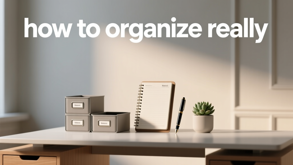 How to Organize: A Science-Backed System for Order