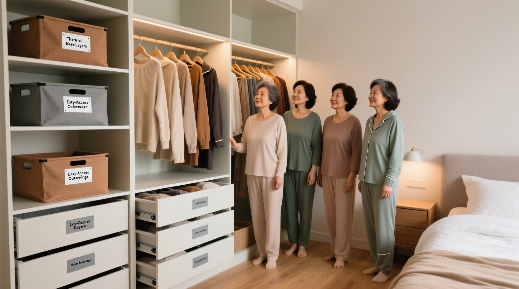 closet organization for perimenopausal women