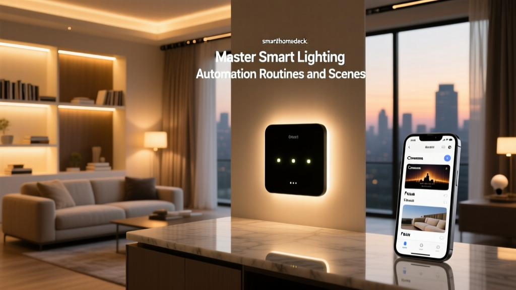 Master Smart Lighting Automation Routines and Scenes