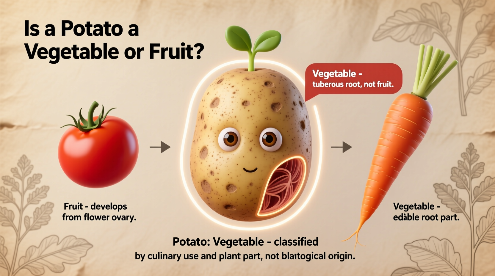 Potato: Vegetable or Fruit? The Scientific Answer