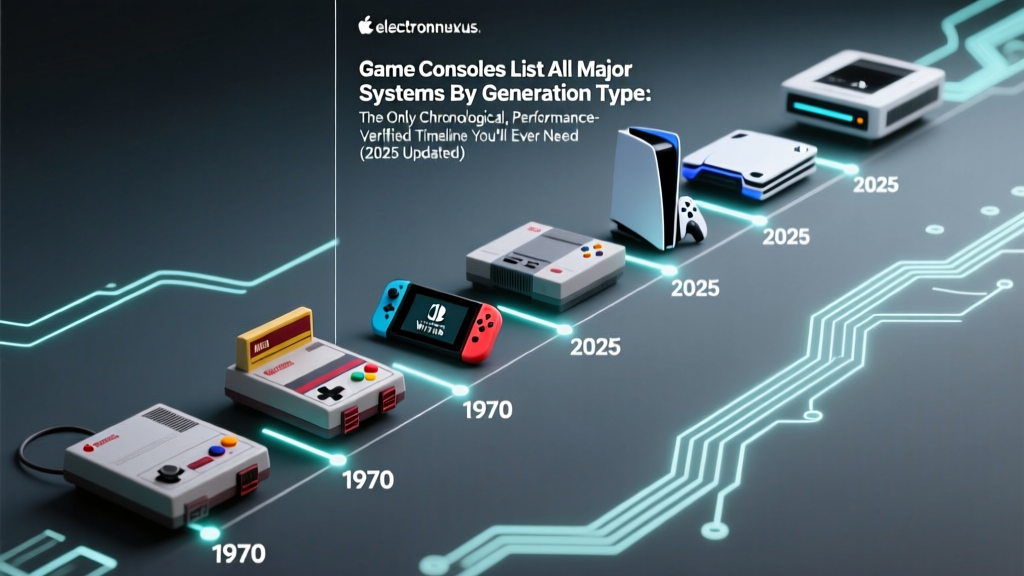 Game Consoles List All Major Systems By Generation Type: The Only Chronological, Performance-Verified Timeline You’ll Ever Need (2025 Updated)