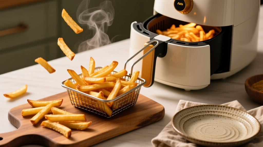 Crispy McCain Shoestring Fries in Air Fryer