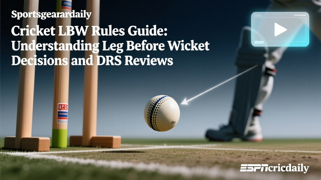 Cricket LBW Rules Guide: Understanding Leg Before Wicket Decisions and DRS Reviews