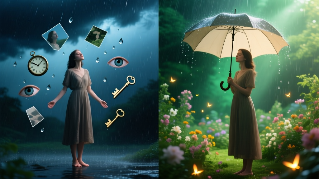 Rain vs Umbrella: Dream Symbol Comparison