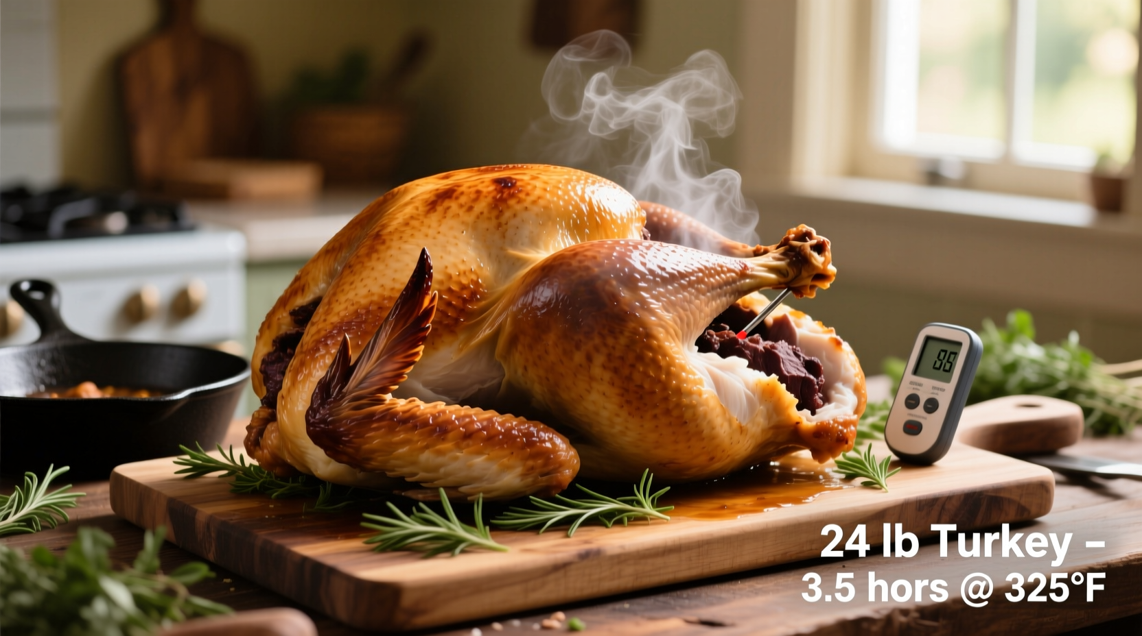 How Long to Cook a 24 lb Turkey: Exact Timing Guide