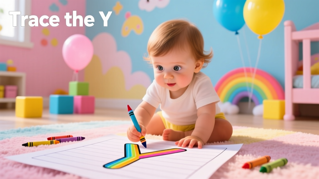 Trace the Words With Letter Y: Evidence-Based Activities for Toddlers Ages 2–4