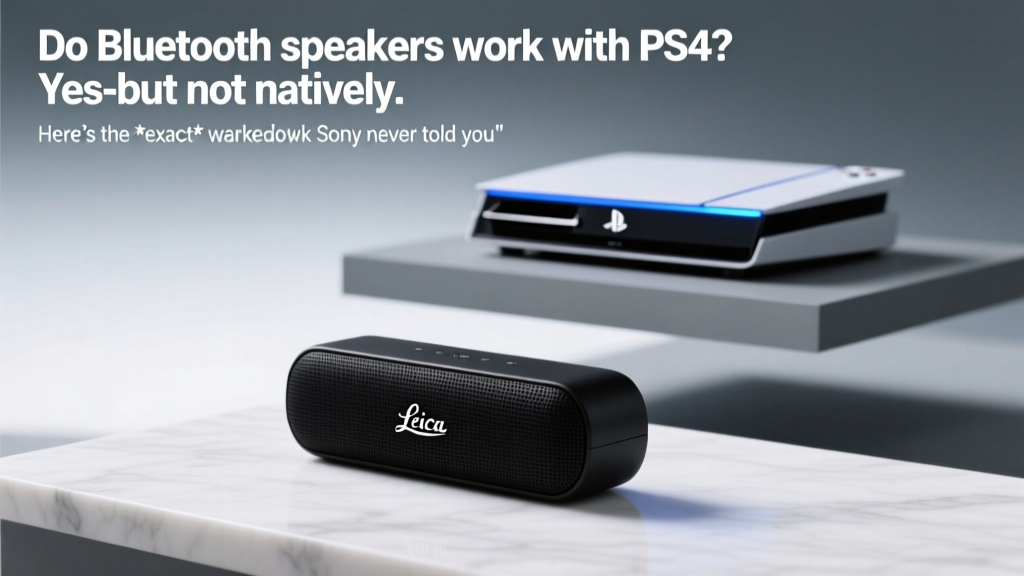 PS4 Bluetooth Speakers: Workarounds & Best Picks (2026)