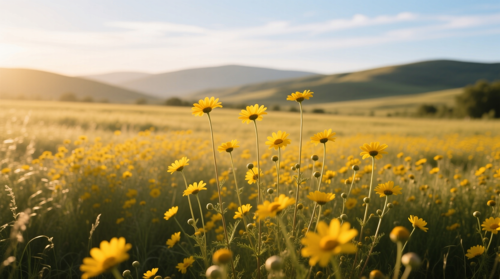 yellow plants outdoor