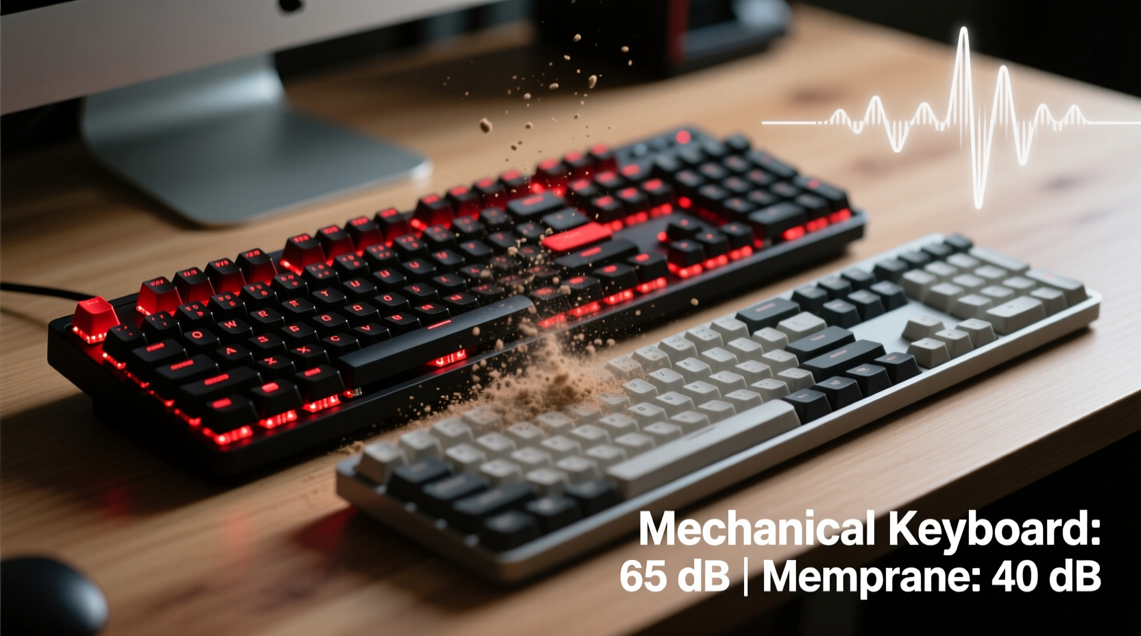 is mechanical keyboard louder than membrane worth the typing boost