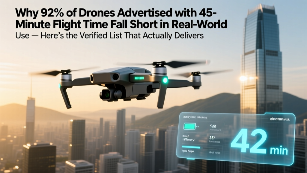 Why 92% of Drones Advertised with 45-Minute Flight Time Fall Short in Real-World Use — Here’s the Verified List That Actually Delivers