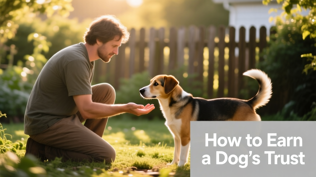 How to get a dog to like you