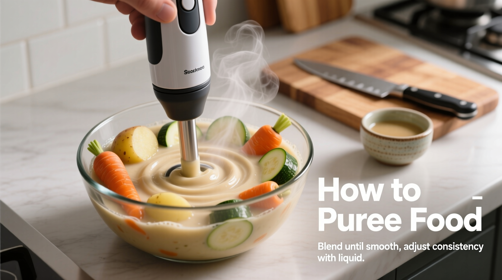 how to puree food