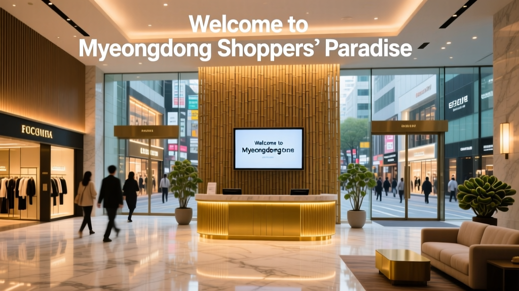 Seoul’s Myeongdong: Shopper’s Paradise in Photos — A Hospitality & Retail Deep Dive