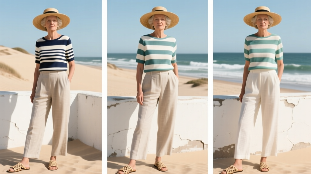 How to Style Striped Tops for the Coastal Grandmother Look