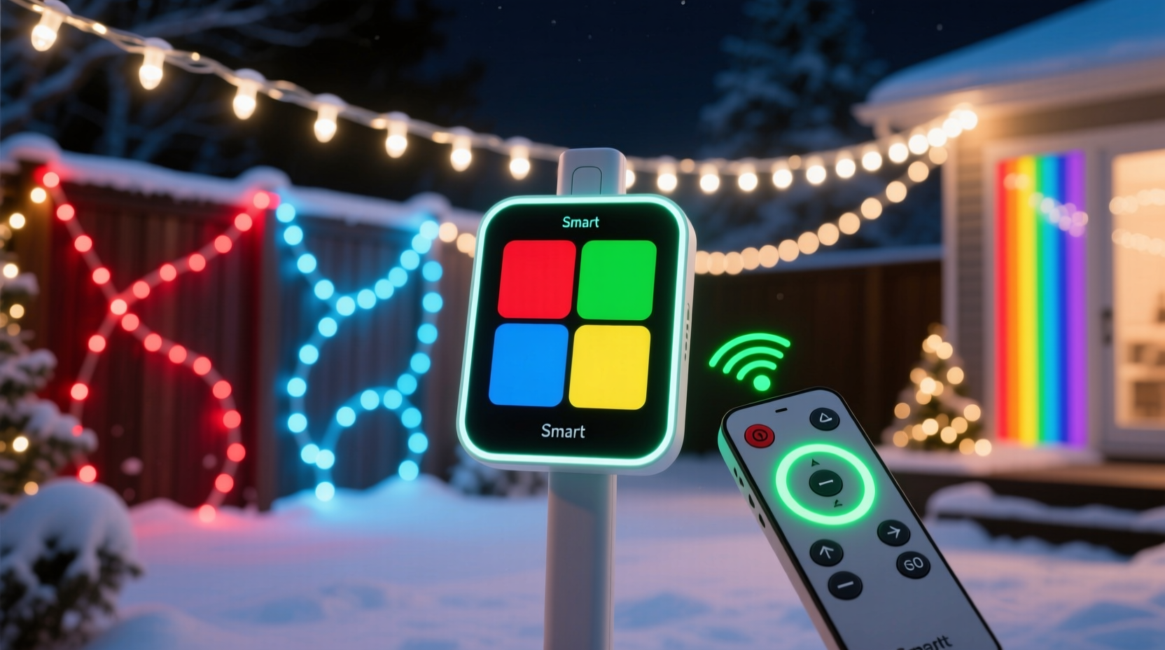 christmas light controller vs standalone remote which handles multiple zones without interference