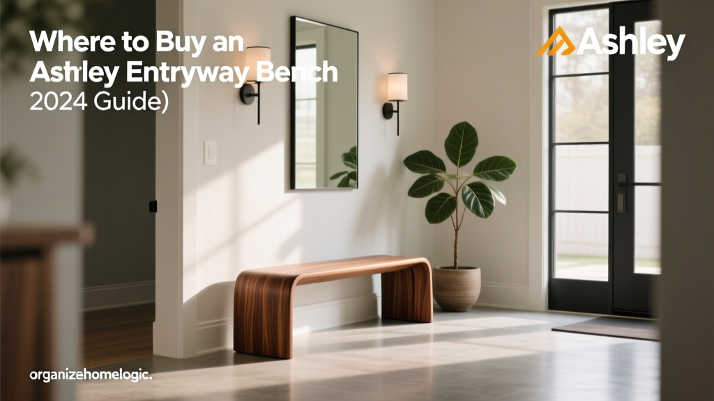 Where to Buy an Ashley Entryway Bench (2024 Guide)