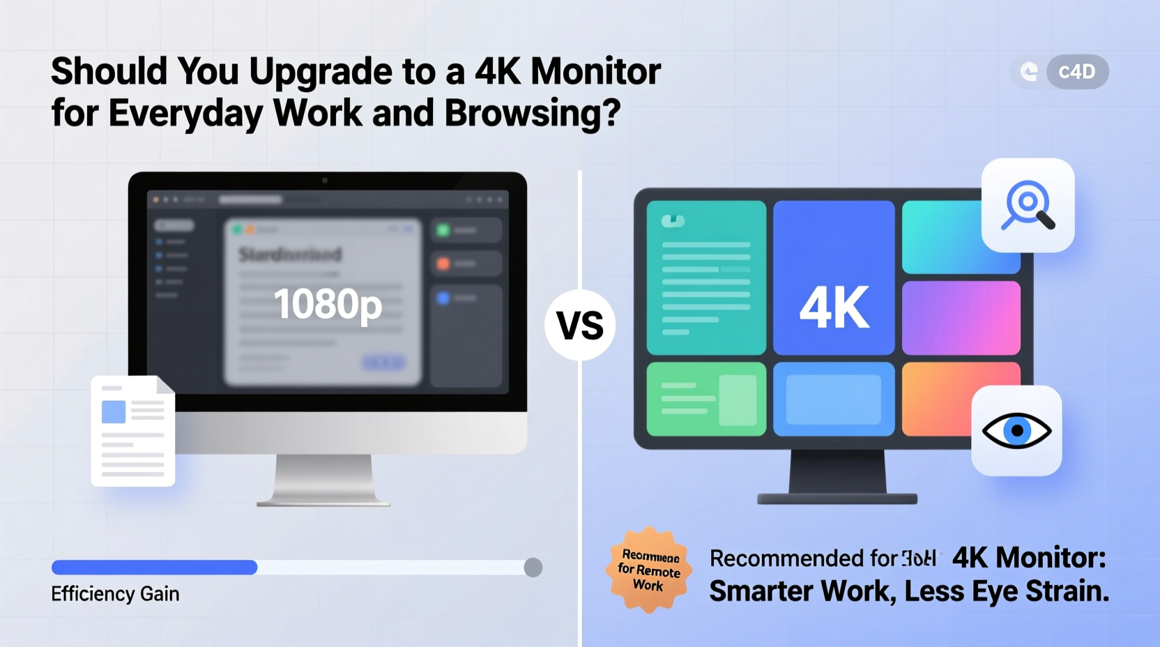 should you upgrade to a 4k monitor for everyday work and browsing