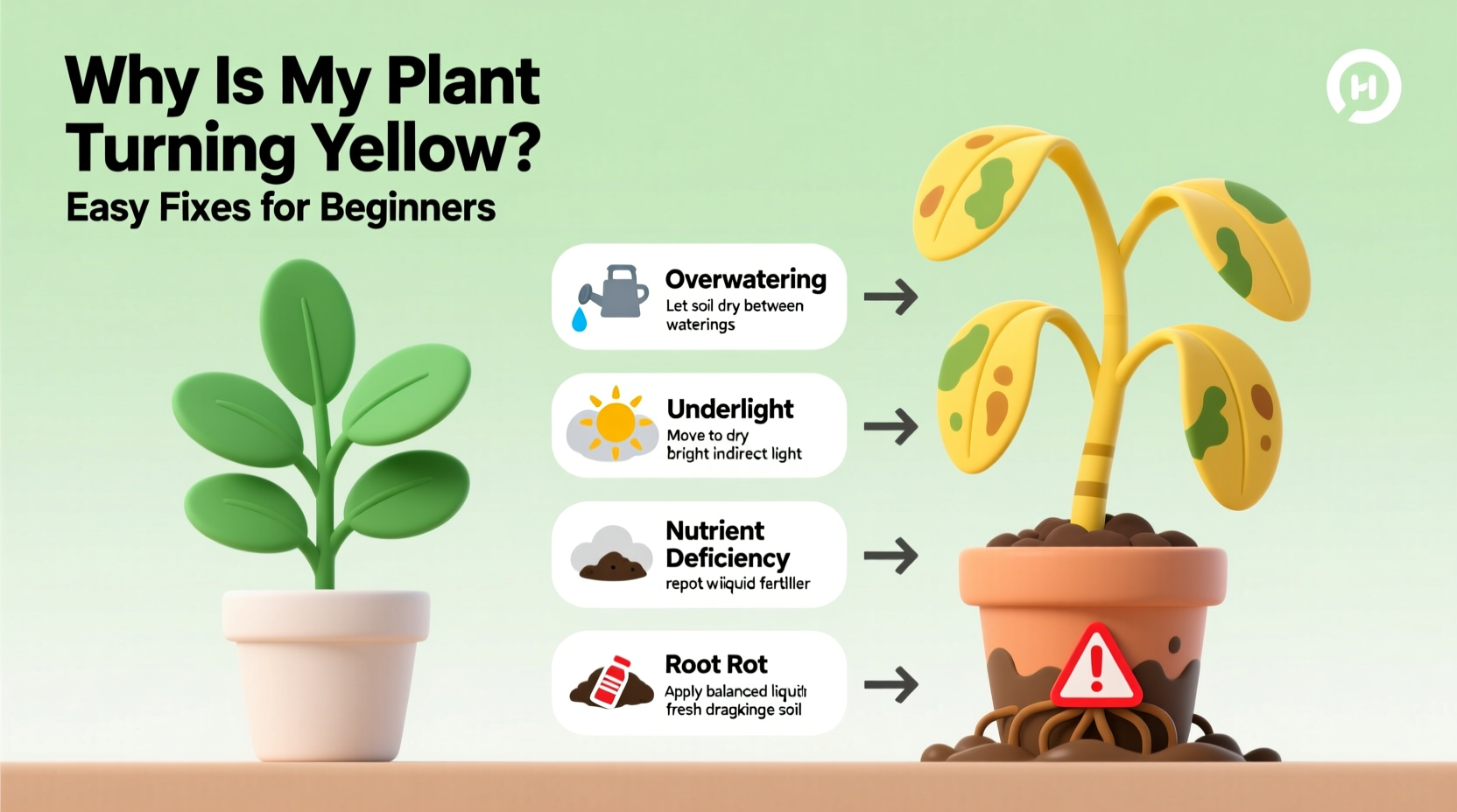 why is my plant turning yellow common causes and easy fixes for beginners