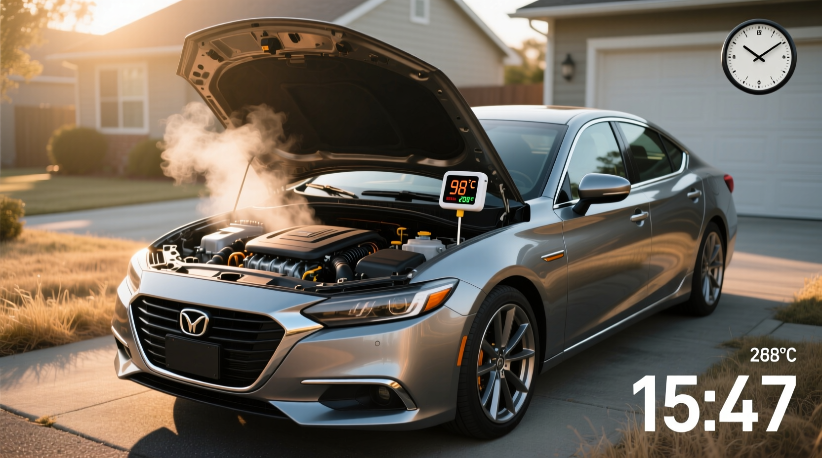 how long does it take a car to cool down