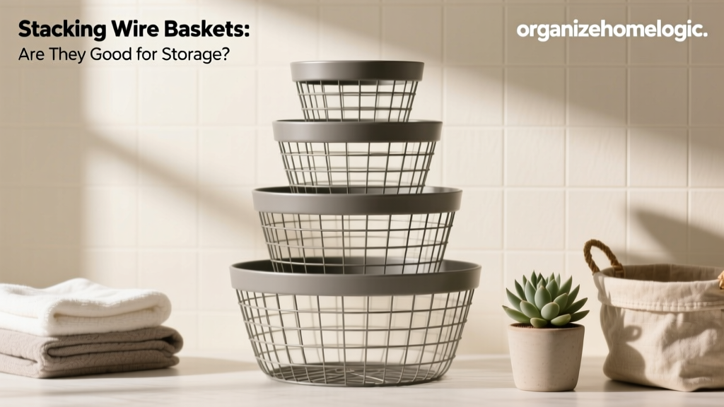 Stacking Wire Baskets: Are They Good for Storage?
