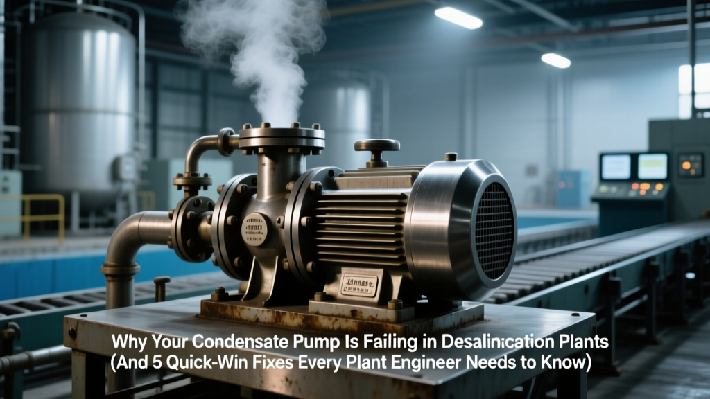 Fix Condensate Pump Failures in Desalination Plants