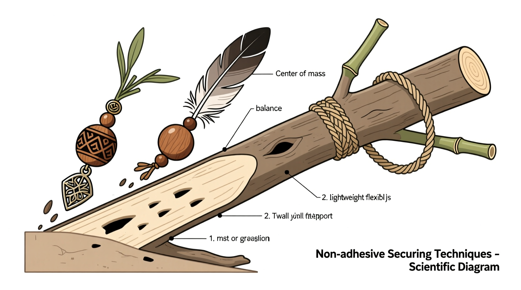 why do some ornaments slide off tapered branches and how to secure them without glue or tape