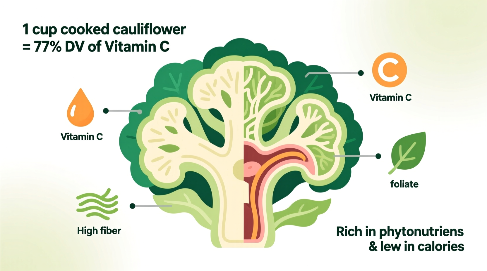 Cauliflower Nutrition Facts: Complete Food Value Analysis