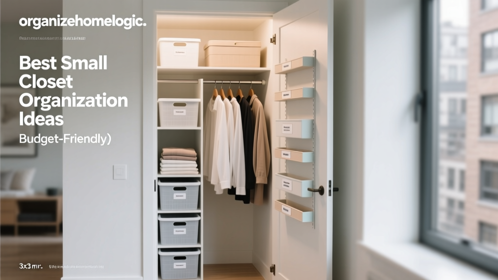 Best Small Closet Organization Ideas (Budget-Friendly)