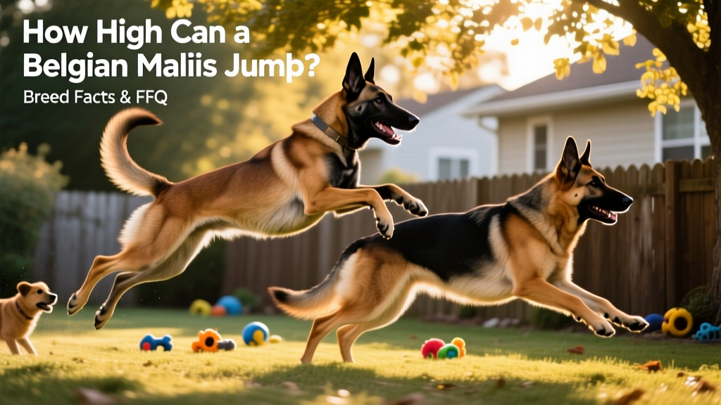 Side-by-side comparison of a Belgian Malinois and a German Shepherd in motion, highlighting the Malinois's more compact, springy frame