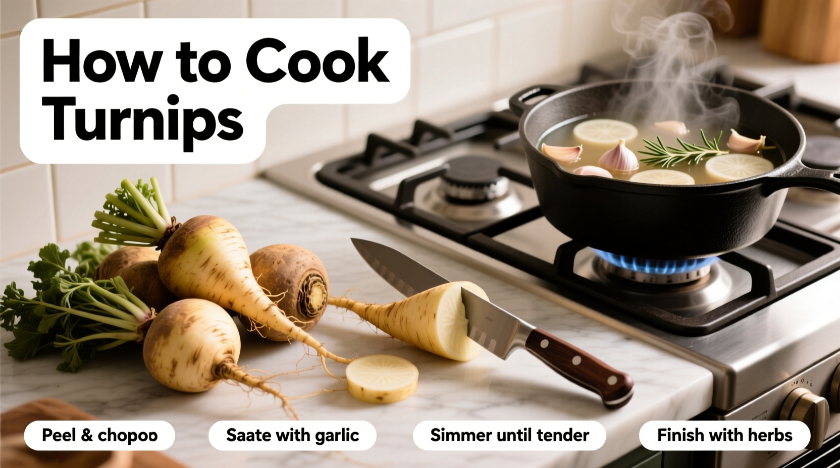 how to cook turnips