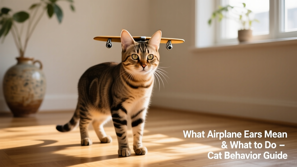 Cat Airplane Ears: What They Mean, and What To Do