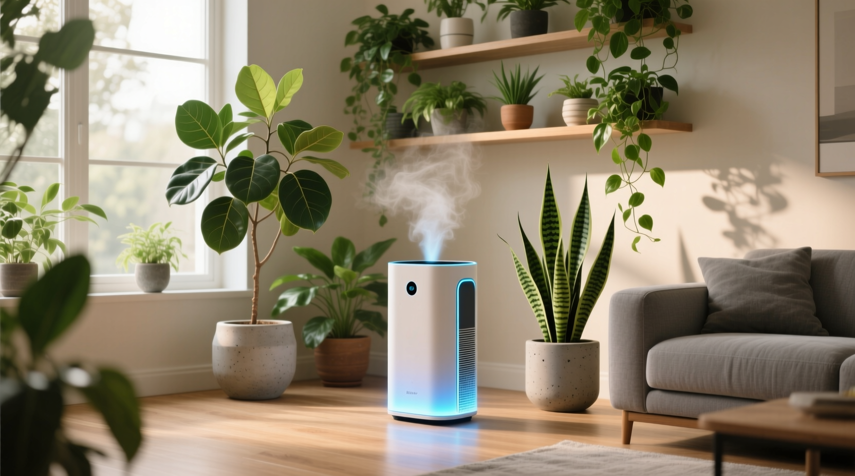 air purifier houseplants