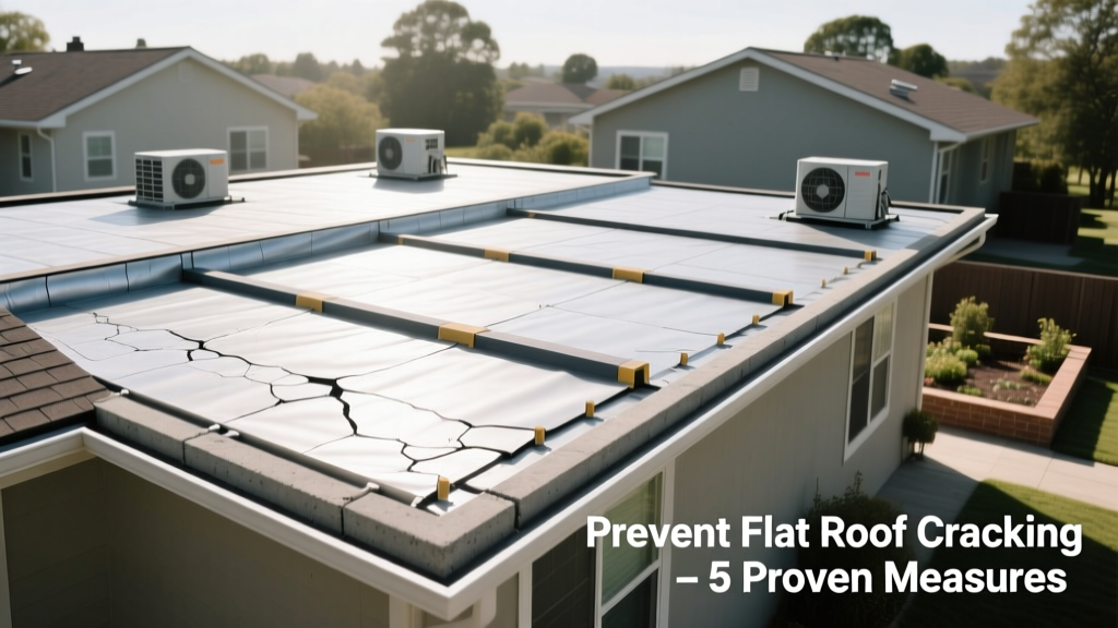How to Prevent Flat Roof Cracking in Residential Homes
