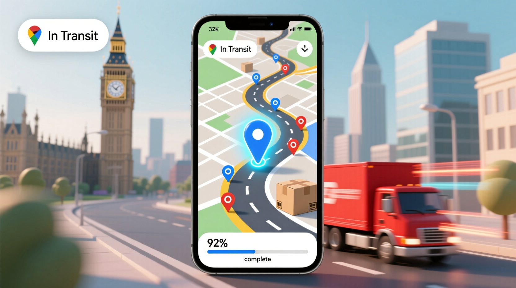 google maps to map your packages