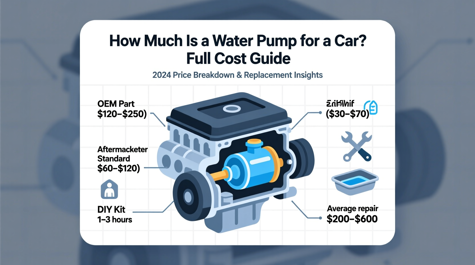 how much is a water pump for a car
