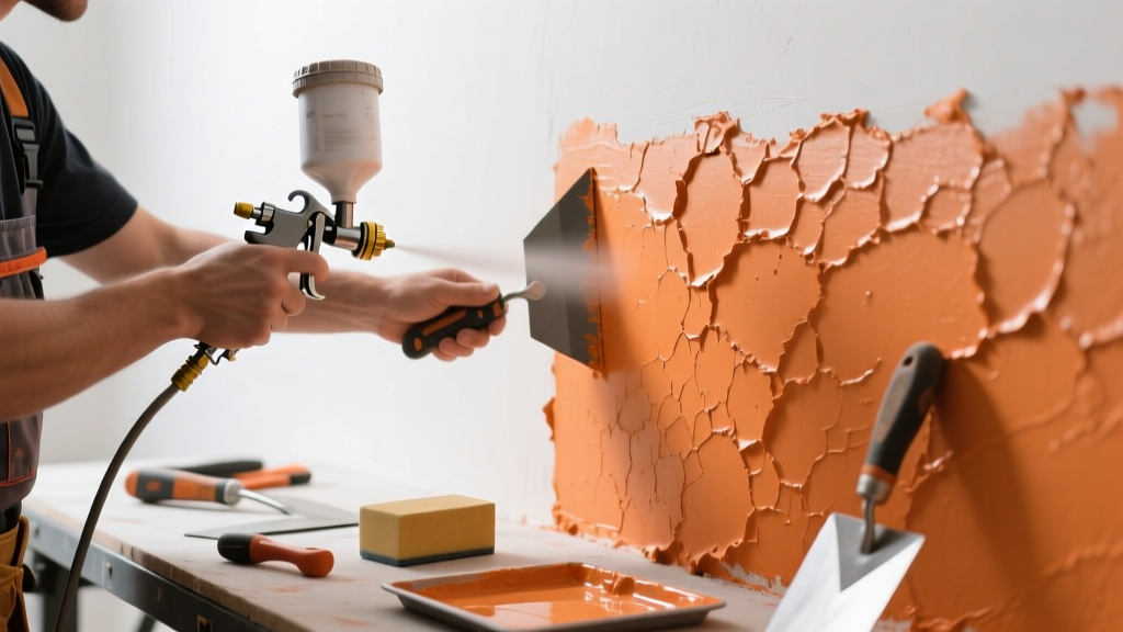 Fix Noisy Orange Peel Texture Paint on Walls or Ceilings