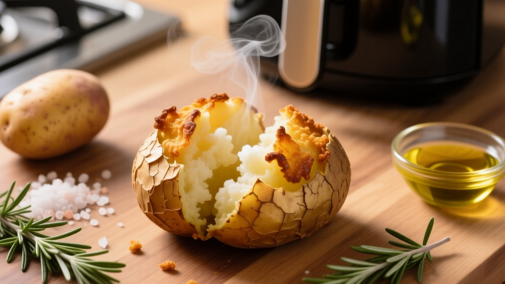 Air Fryer Baked Potato: Crispy Skin, Fluffy Interior
